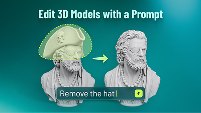 Meshy Edit — AI 3D Finally Gets an Undo for One Wrong Part: Select It, Describe the Fix, Keep Everything Else